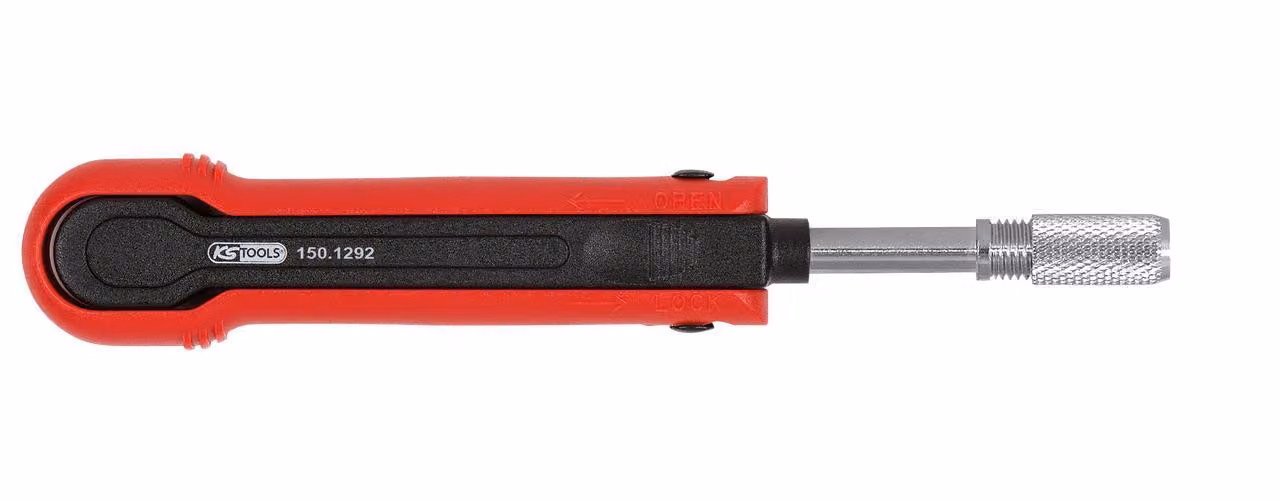 KS TOOLS Attrezzo per lo sblocco dei cavi per spina tonda e manicotto tondo 4,0 mm - 150.1292