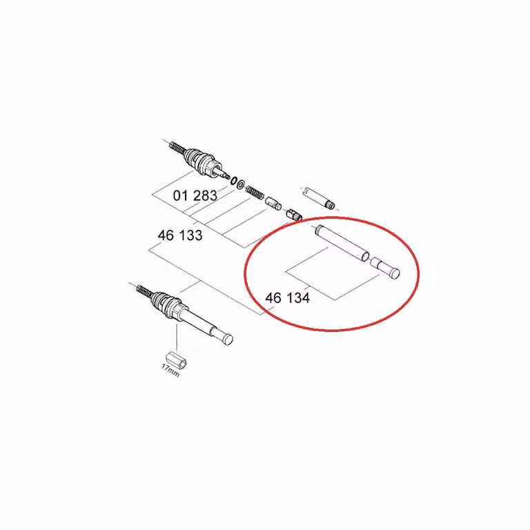 Manopola Grohe Chiara per miscelatore monocomando per vasca, cromo - 46134000