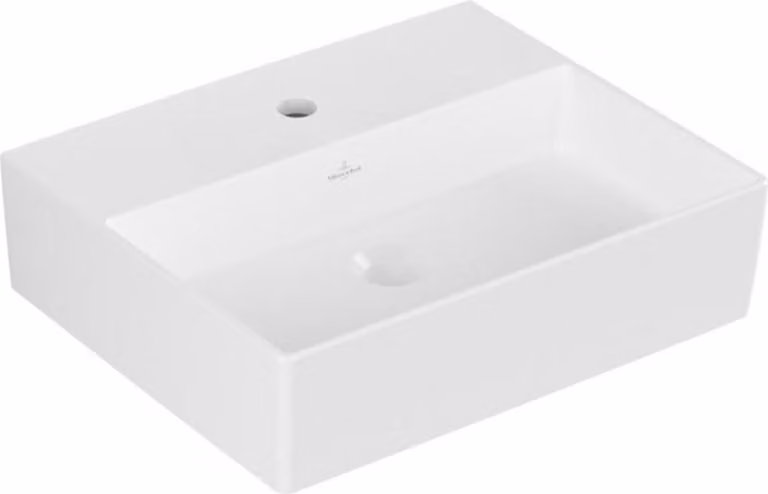 Villeroy & Boch Memento 2.0 lavabo mural, 1 trou pour robinet, sans trop-plein, non poncé, 500x420mm, 4A2251RW, 4A2251RW