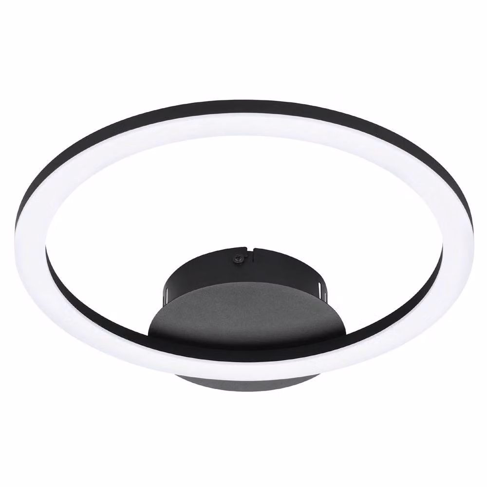 Plafoniera Moderna Parrapos-Z Led Acciaio Nero