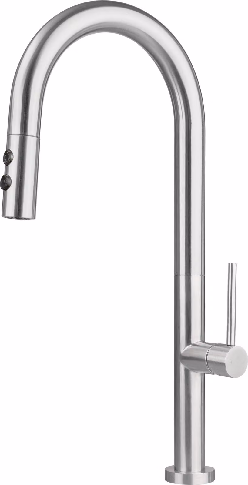 Kitchen faucet with pull-out spout - 2 types of spray