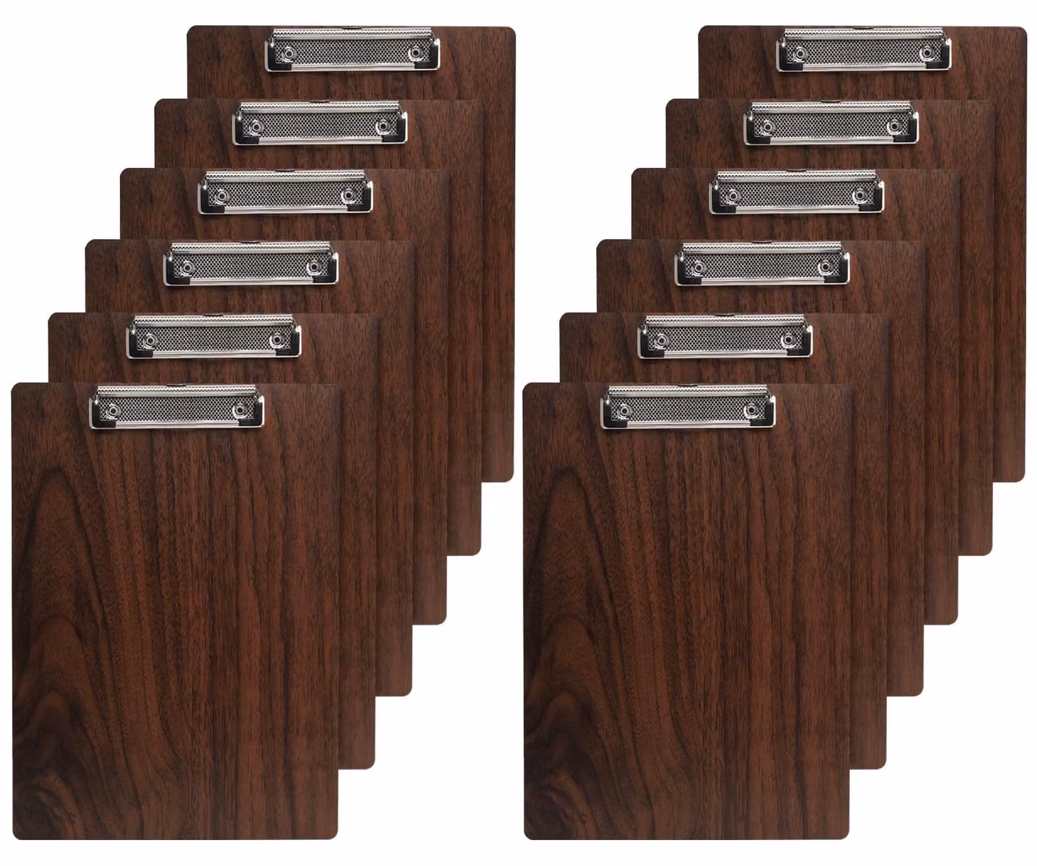 Set di 12 portablocchi A5 con clip in legno