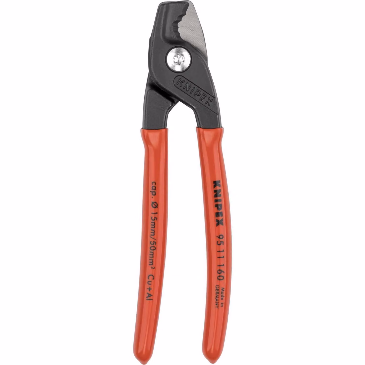 Tagliafili con impugnature in plastica, testa affusolata da 160 mm, KNIPEX | 4003773085904