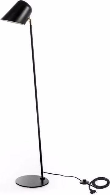 Lampada da Terra 25x25xH130 cm in Metallo Electra Nero
