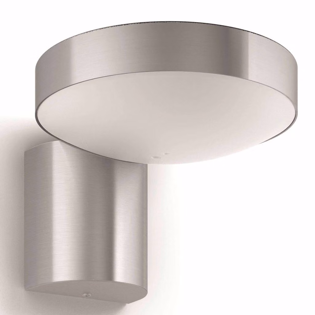 Philips myGarden LED Cacatua da parete per esterni, 800lm, acciaio inox, luce da giardino