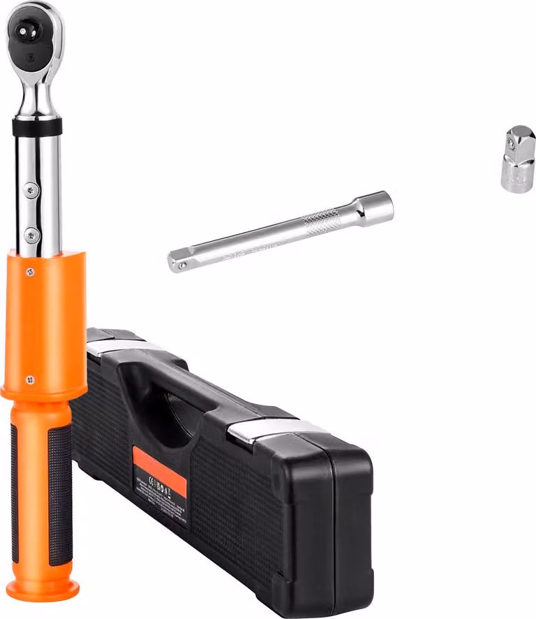 SucceBuy Chiave dinamometrica digitale 3/8 di pollice 0-135Nm 72 denti ±2%