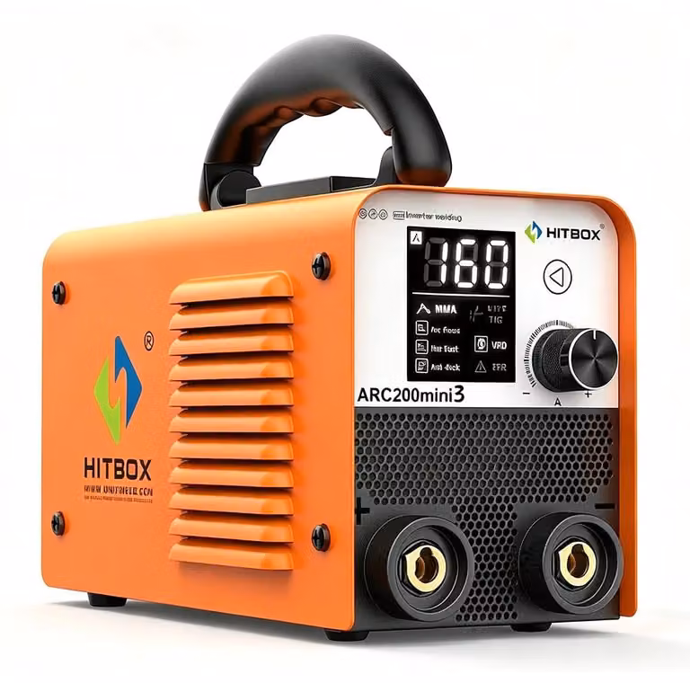 Saldatrice inverter - ARC200mini3 - MMA/TIG (sollevamento) - 120 A - Ciclo di lavoro del 60% - 220–240 V - Spina europea - Display digitale - VRD, Hot Start, Arc Force, Anti-Stick