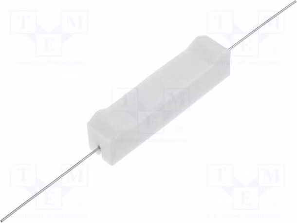 10 resistenze: resistenze a filo, 10W, 560Ω, cemento, per montaggio su circuito stampato, tolleranza 5%, dimensioni 10x9x49mm, codice prodotto PRWAAWJW561B00