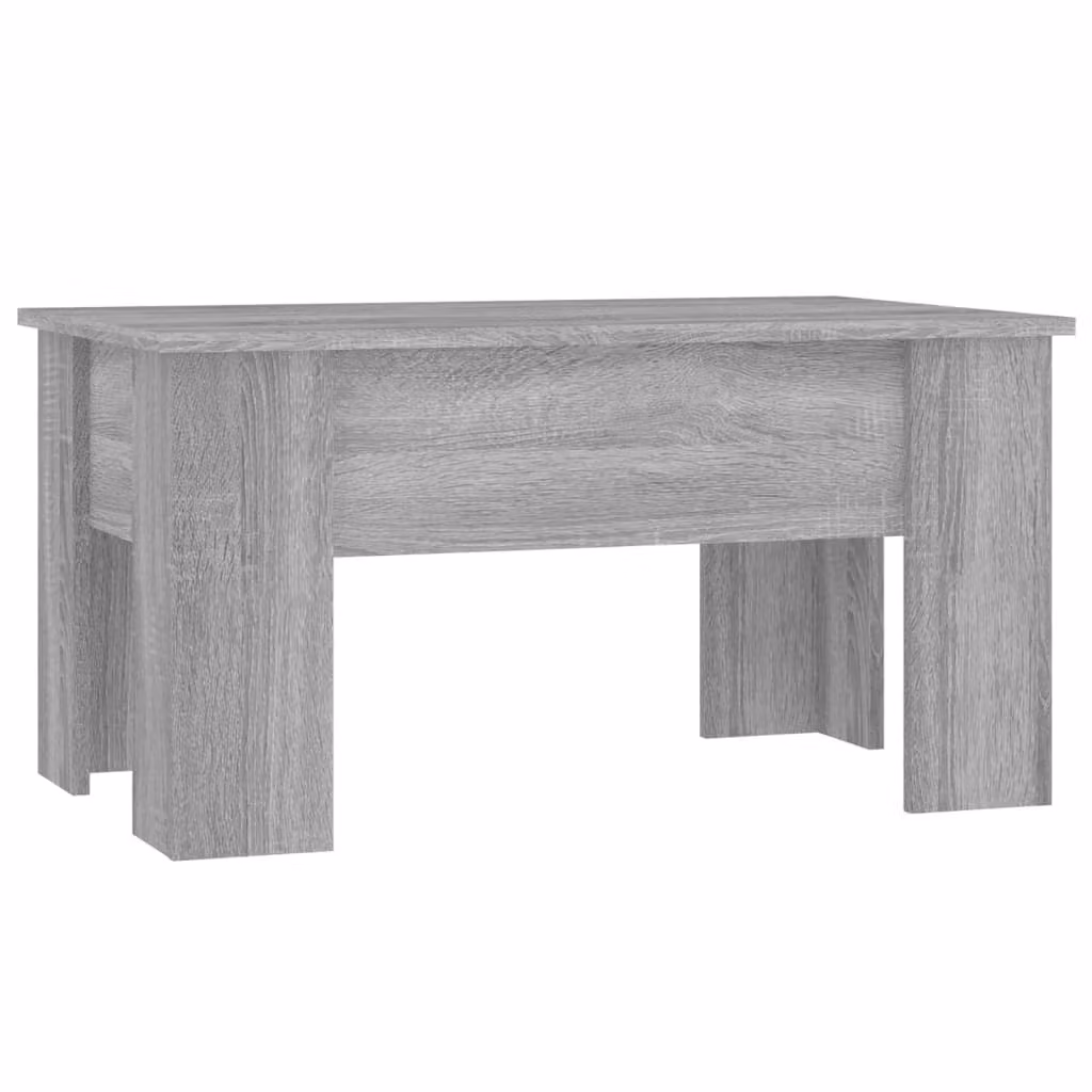 Tavolino da Salotto Grigio Sonoma 79x49x41 cm Legno Multistrato