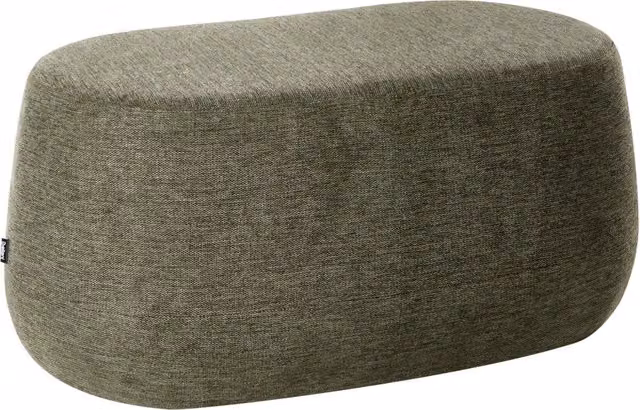 Panca imbottita in tessuto color verde scuro Pouf da letto Pouf da salotto Pouf da camera da letto