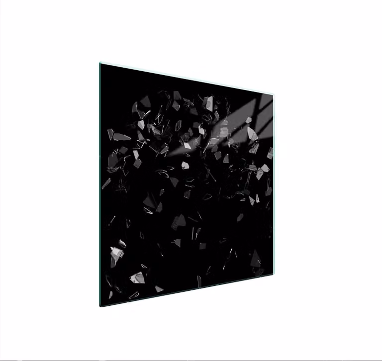 Piastra Di Protezione In Vetrina Per Levatori 50X52 Nero