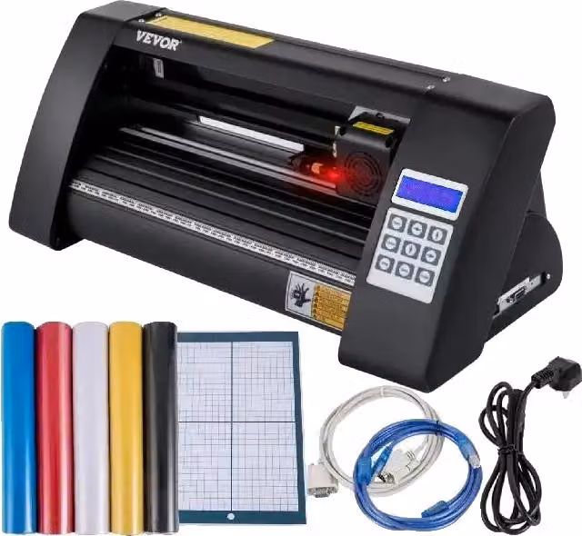 Taglierina Plotter, Larghezza massima di taglio 285 mm, Alimentazione massima carta 375 mm, Spessore massimo di taglio 3 mm, Forza massima di taglio 500 g, Velocità massima di taglio 800 mm/s