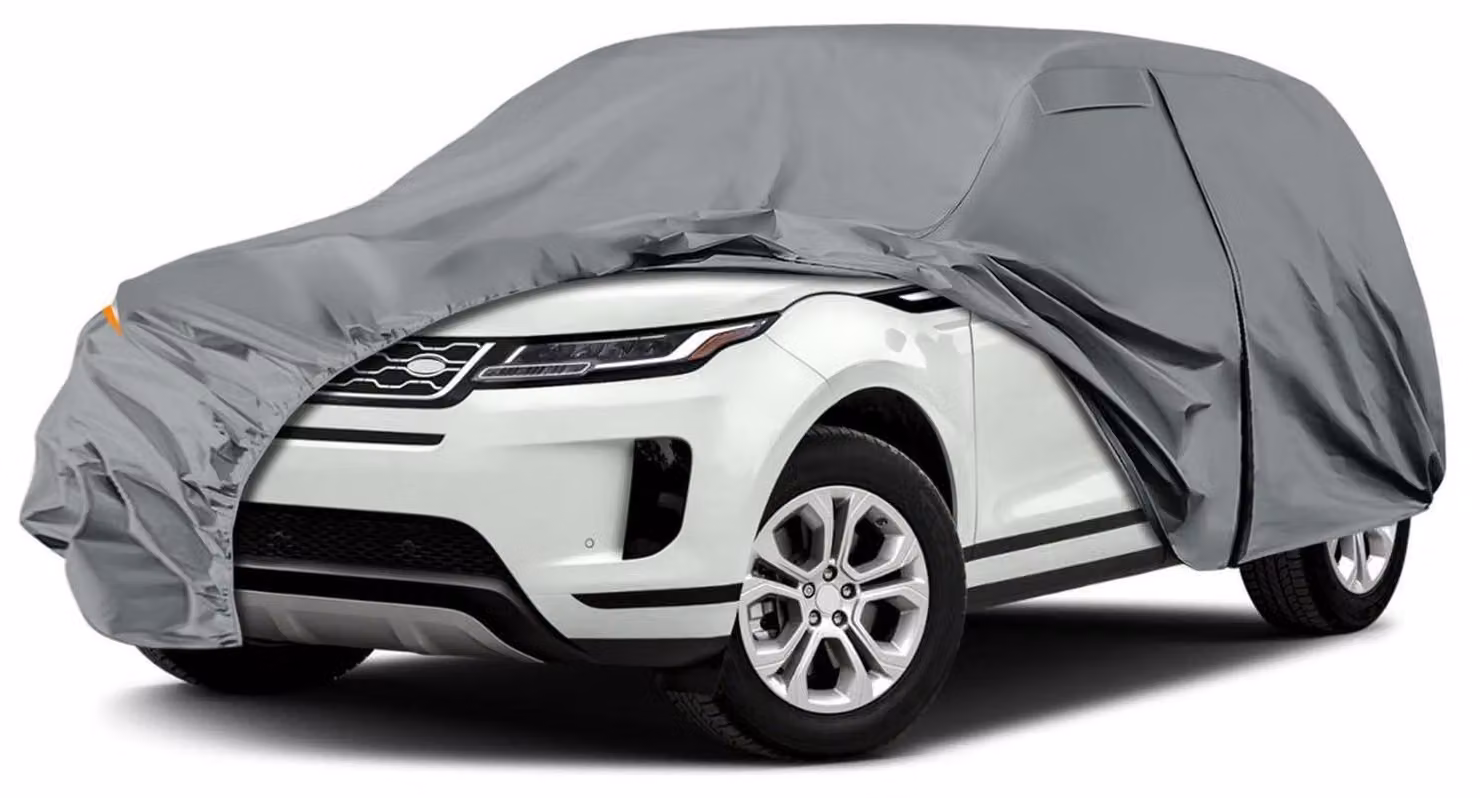Copertura impermeabile per auto, compatibile con Land Rover Range Rover Evoque dal 2011 al 2025, colore grigio