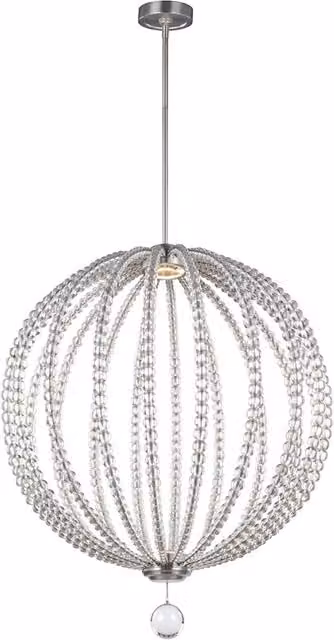 Sospensione a sfera Oberlin Feiss Ø81 nichel LED 12W