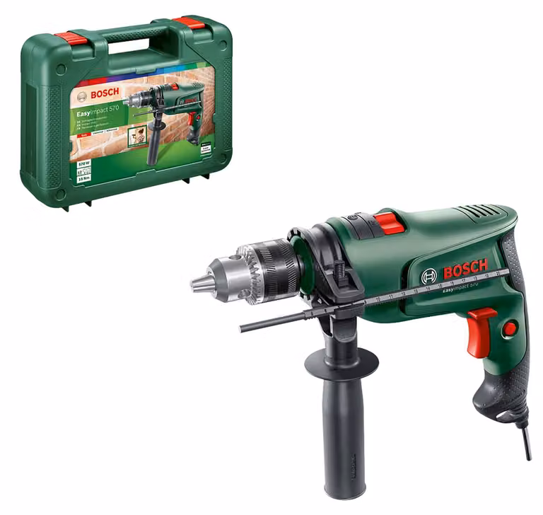 Trapano a percussione Bosch EasyImpact 570 (570 watt, valigetta)