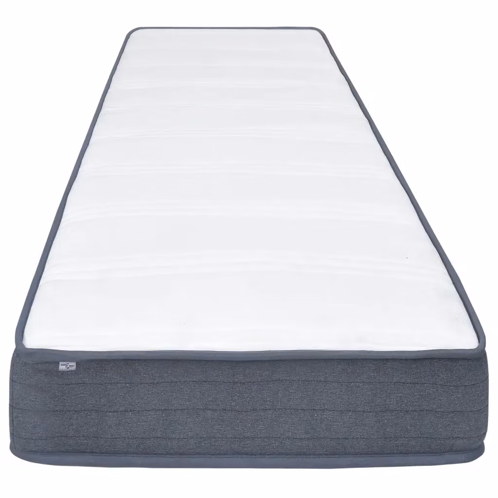 Materasso a molle insacchettate vidaXL per letto box spring, colore bianco e grigio, L/P/H: 200 x 90 x 20 cm – 2