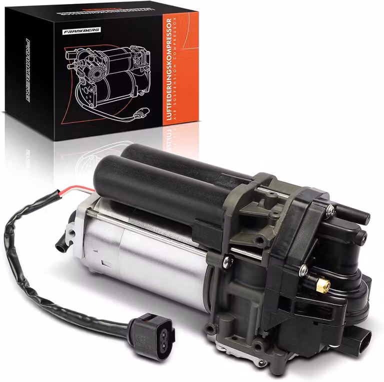 Compressore per sospensioni pneumatiche con essiccatore, compatibile con: * Q7 (4MB, 4MG) 2.0L-4.0L, dal 2015 ad oggi * Q8 (4MN) 2.0L-4.0L, dal 2018 ad oggi * Bentayga (4V1) 3.0L-6.0L, dal 2015 ad oggi