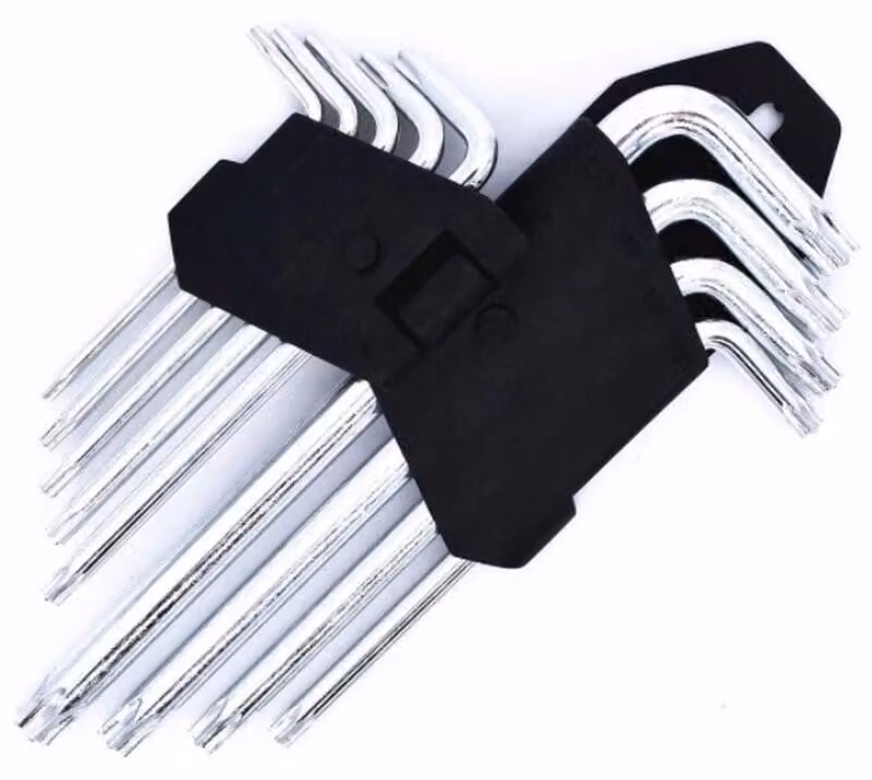 Verk 11286 Set di chiavi Torx, 9 pezzi, medie