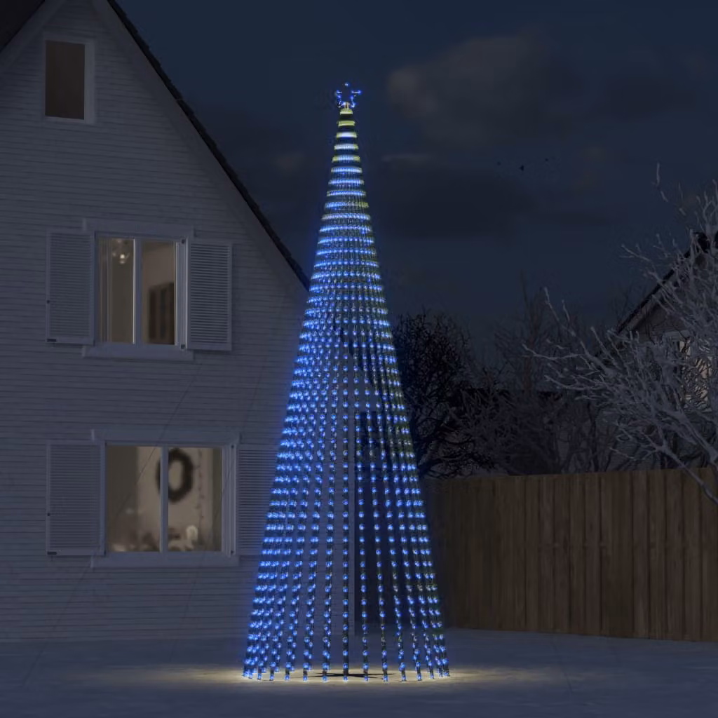 Albero di Natale con 1544 LED blu vidaXL, Altezza: 500 cm