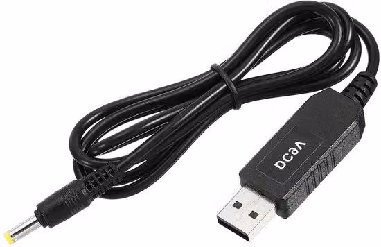 Convertitore USB per router e lampade a LED - da 5 V CC a 9 V CC - 6 W 1 A - cavo da 40 x 17 mm