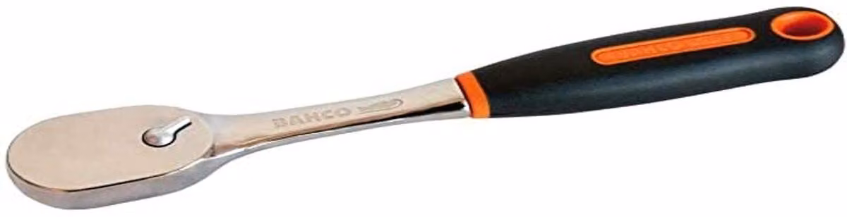 Cricchetto reversibile Bahco a pera 1/2 con 80 denti e angolo di rotazione di 4,5°, 270 mm - confezione al dettaglio