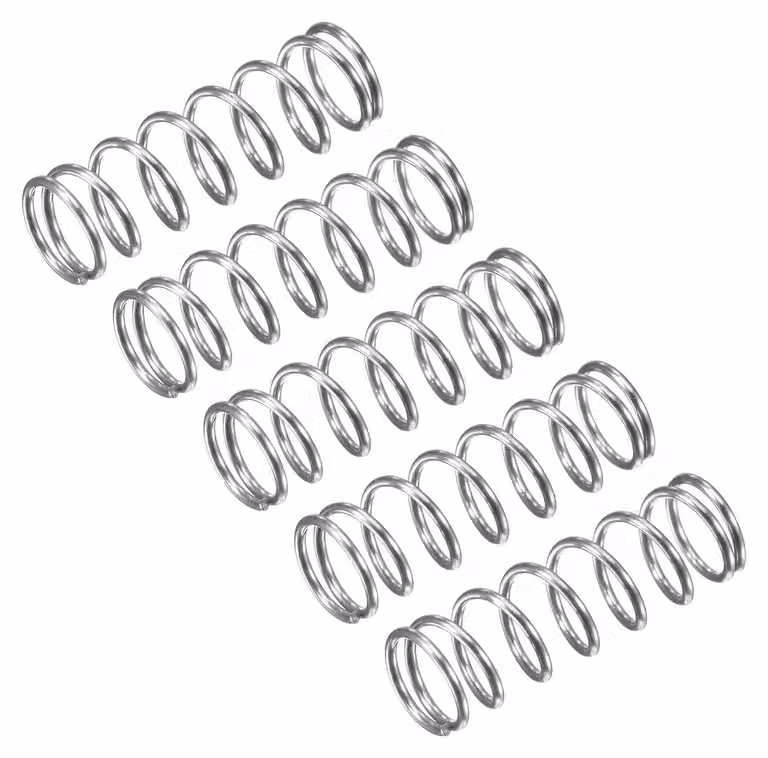 Molle a balestra, 5 pezzi, acciaio inossidabile 304, diametro del filo 5 mm, lunghezza 15 mm