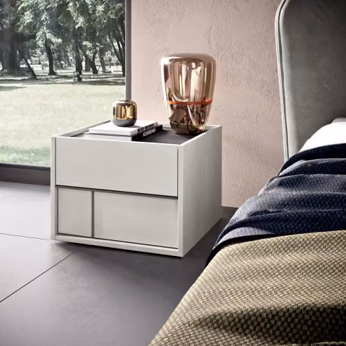 Moderno comodino 2 cassetti Desk di Spar