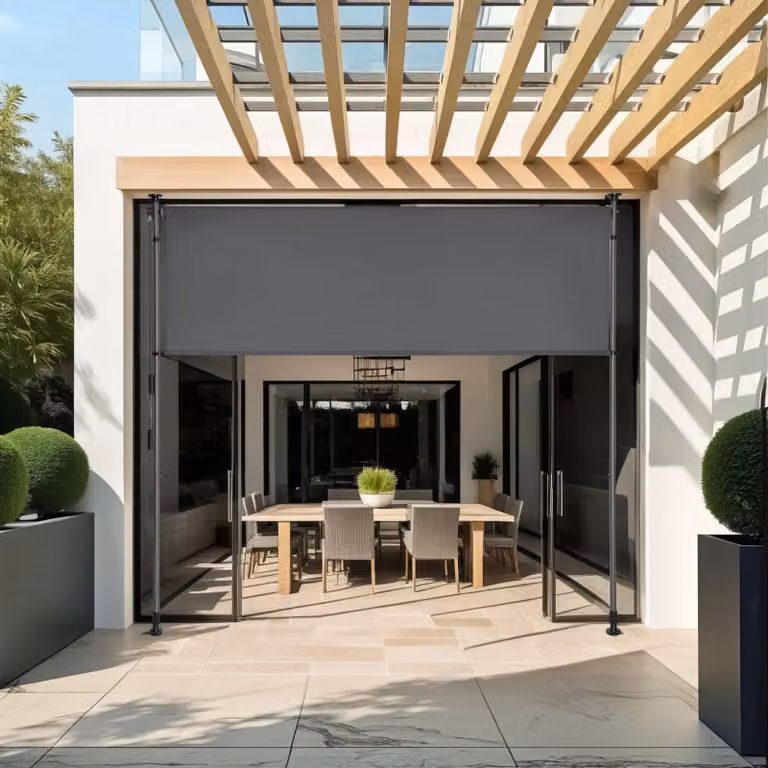 Tenda da sole Taija tectake con manovella manuale, grigio, L 310 cm x H 150 cm