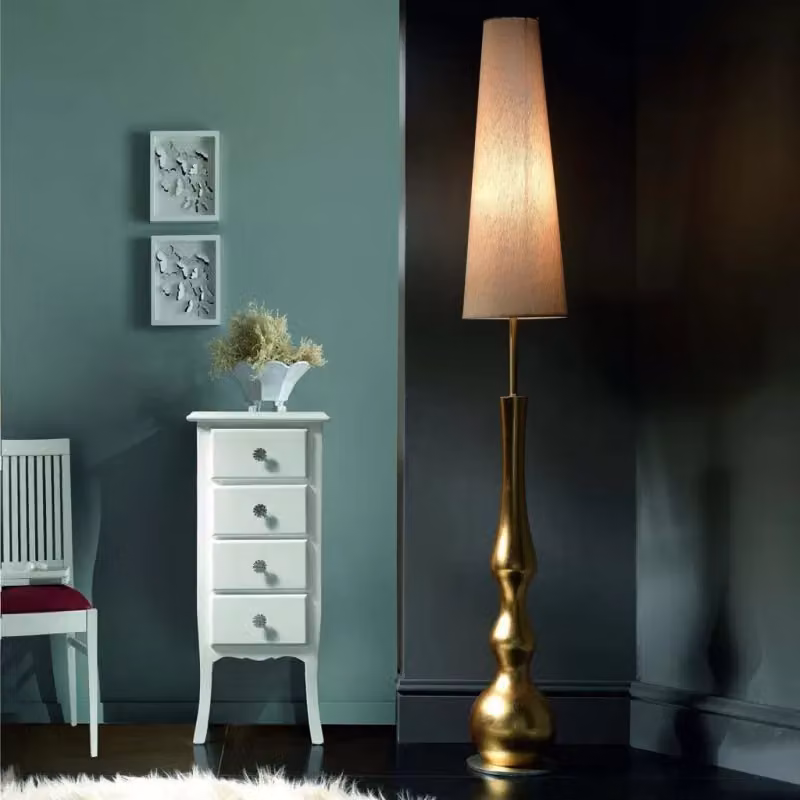 Cassettiera in legno con 4 cassetti Mobili 2G laccata bianco opaco L: 38 cm, P: 25 cm, H: 86 cm – 2