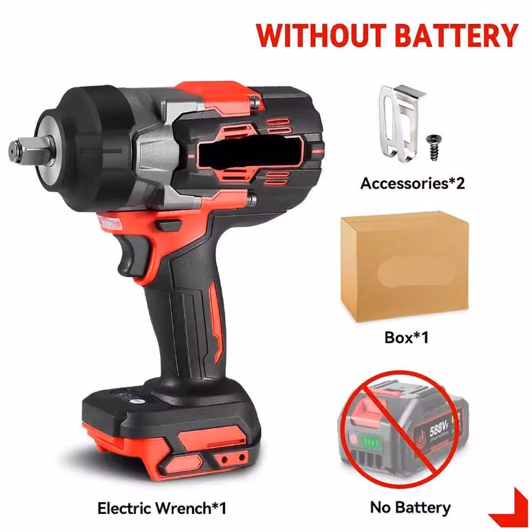 Chiave a percussione – con batteria – Avvitatore a impulsi – 2800 Nm – Senza fili – Elettrico – Motore brushless