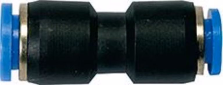 Raccordo diritto Riegler serie blu tubo riduttore Ø 10/8 mm - 109804