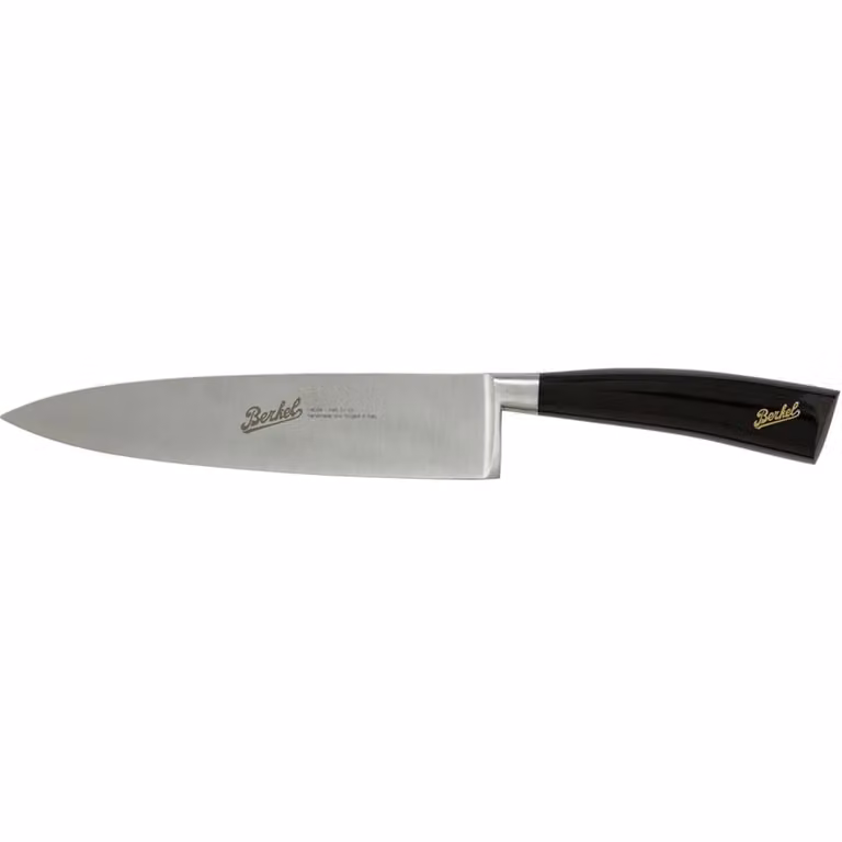 Coltello Cucina cm 20 linea Elegance nero lucido di Berkel