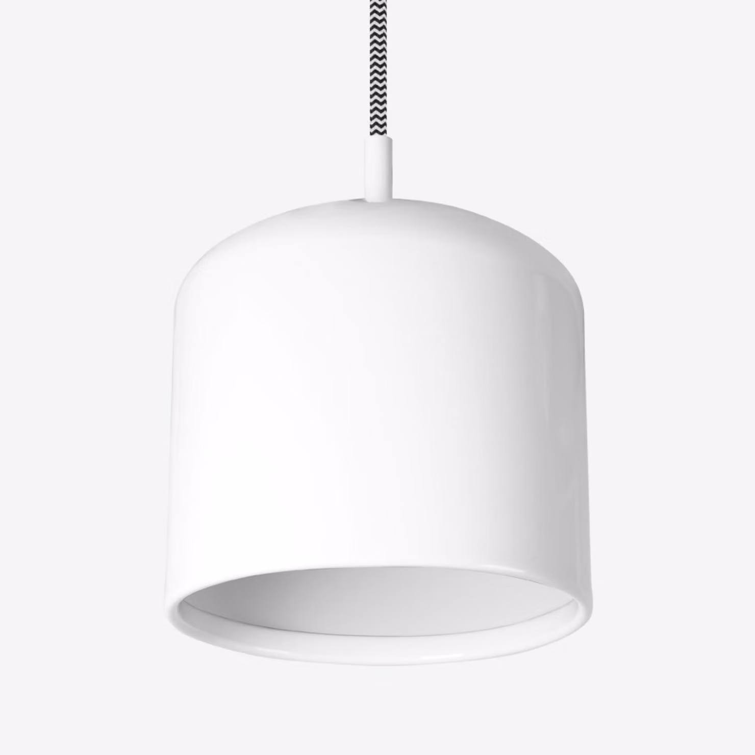 Apparecchio a sospensione Lucis Juno in varianti di colore, Variante: Ø 280 x 280 x 2000 mm, E27, 100 W, bianco