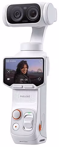 Action Camera Insta360 Luna Ultra con sensore da 1 pollice, colore bianco