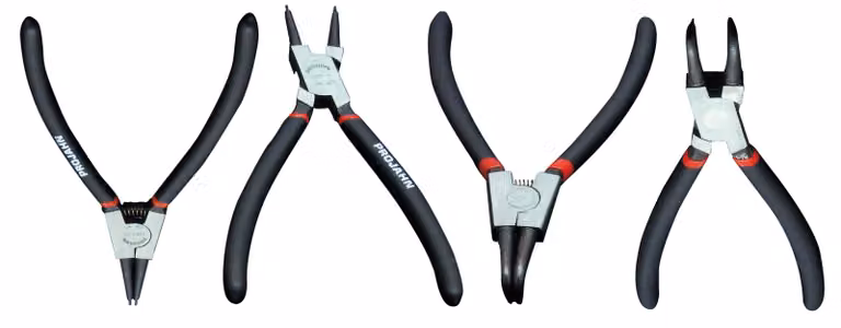 Pinze per anelli di sicurezza Set da 4 pezzi