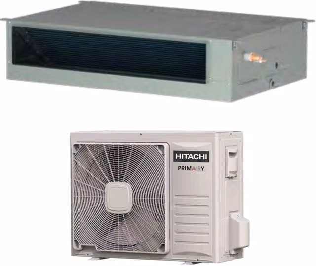 Climatizzatore Condizionatore Hitachi Canalizzato Inverter Serie Primary 36000 Btu RPIL-4.0UFE1NH + RAS-4.0UFESNH1 Colore Bianco Classe A++/A
