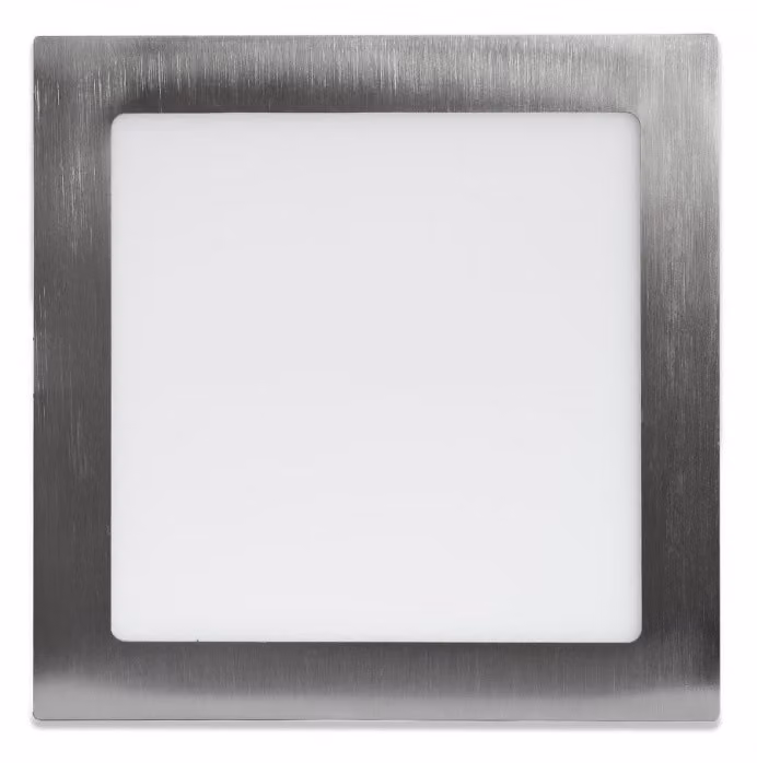 Pannello LED da incasso Ecolite Silver quadrato 300 x 300 mm 25W Colore della luce: Bianco caldo LED-WSQ-25W/27/CHR