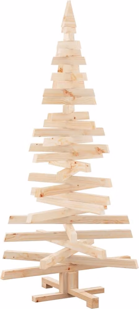 Alberi di Natale Naturale 150 cm Legno di pino massello
