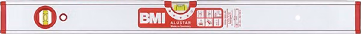 Livella ALUSTAR 150cm alluminio argento ± 0,5 mm/m BMI
