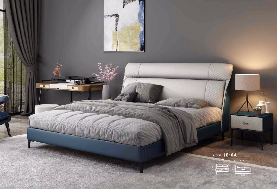 Luxus Hotel Betten Doppel Bett Design Holz Modern Möbel 180x200 Schlafzimmer Ehe