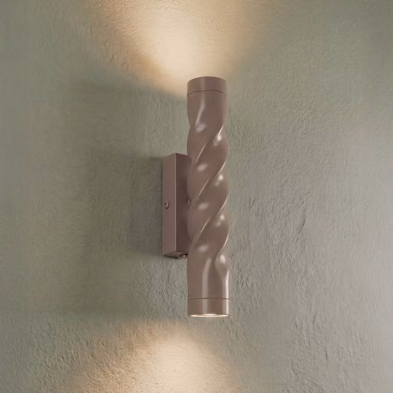 OSRAM Applique da parete Decor Twirl, Crema / Ambra, Soggiorno / Sala da pranzo, Metallo, Moderno, Applique