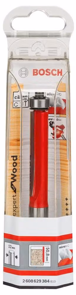 Fresa a filo Expert per legno Bosch 12 mm D1 12,7 mm L 50,8 mm G 106,8 mm - 2608629384