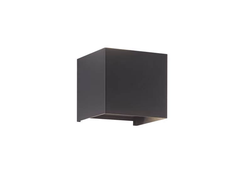 Fischer & Honsel Lampada da parete per esterni a LED Wall Black