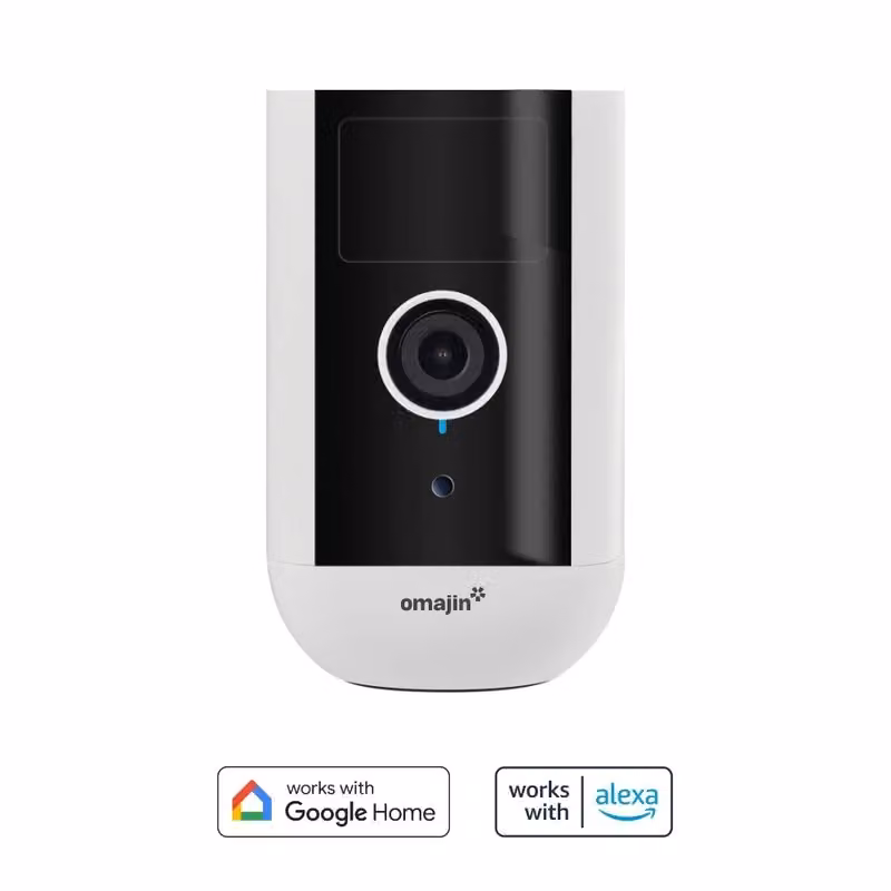 Videocamera di sorveglianza wireless Netatmo OMAJIN 2K per esterno e interno, colore bianco, con rilevamento persone e movimenti, audio bidirezionale e batteria da 9600mAh, modello OWC-01 – 2