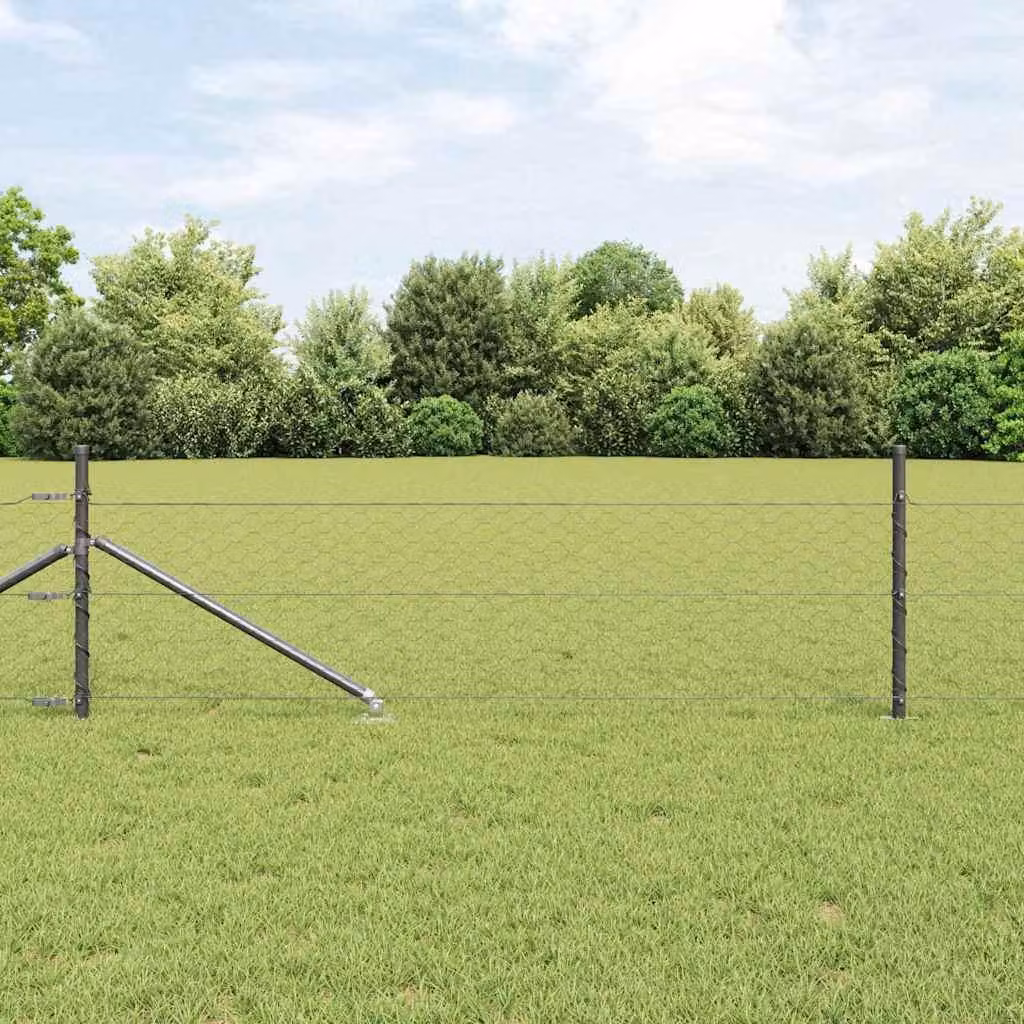Maison Exclusive - Palo della recinzione Grigio 100 x 0,4 m (rete 50 mm)