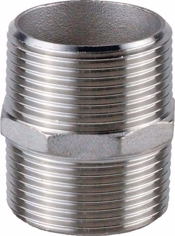 Nipplo doppio Springer NPS 1 1/2″ a 8 lati L 49,5 mm - 340112T
