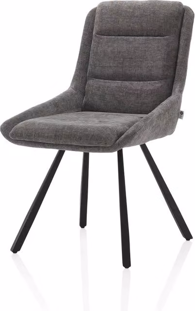 Set 2 Sedie REGINA grigio scuro