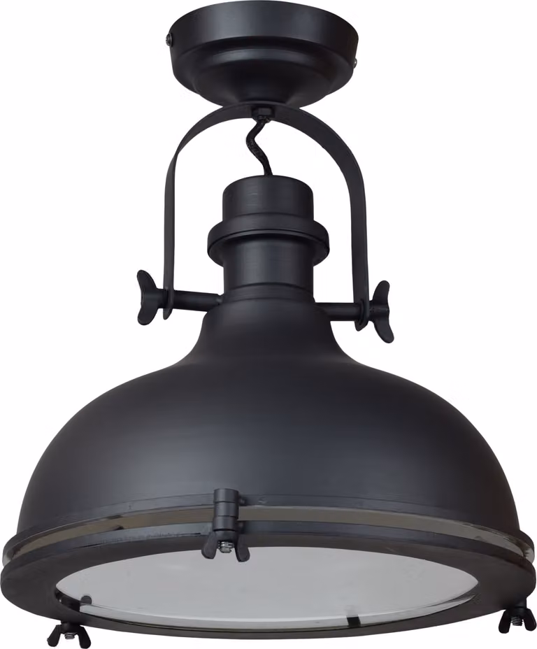 Lampada da soffitto Harvey Ø32 cm. Nero opaco