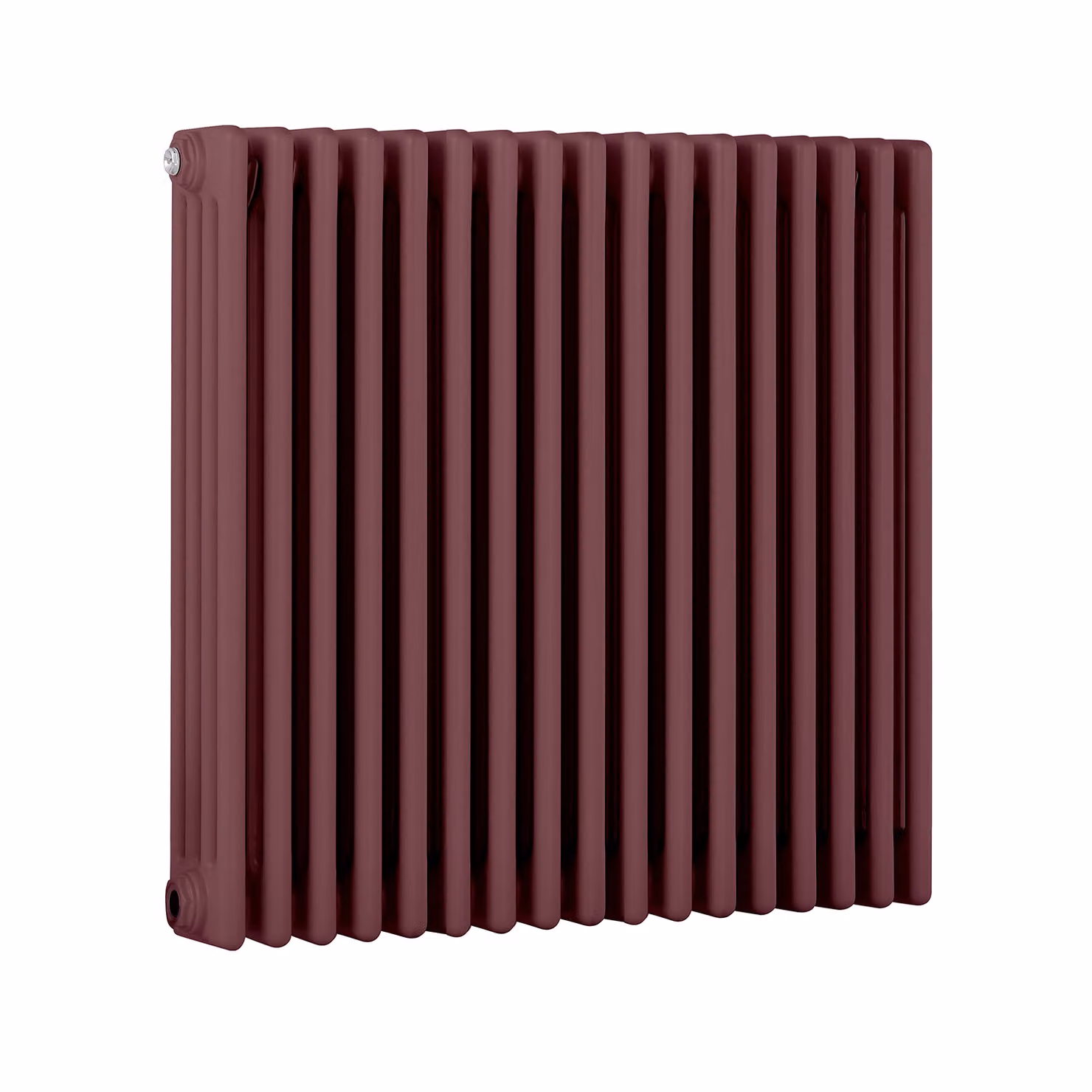 Radiatore Orizzontale a Colonne (4 Colonne) 750mm x 785mm - Rosso (Booth Rosso) - Regent