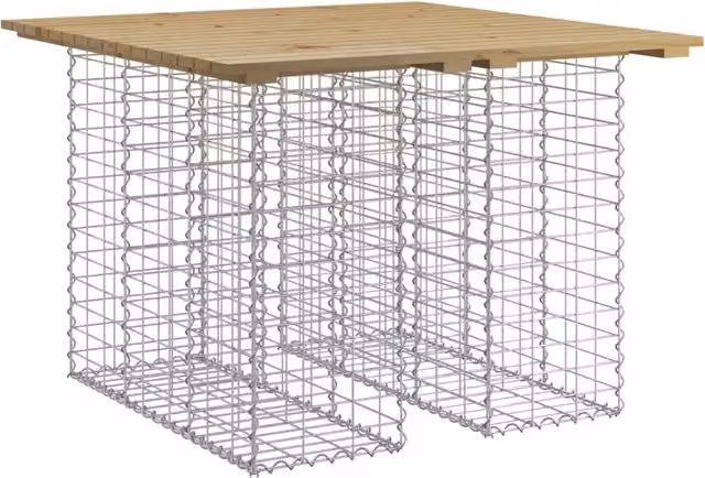 Tavolo da giardino rettangolare in legno di pino impregnato marrone L/P/H: 100 x 102 x 72 cm